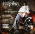 the album cover for Husalah - Dope Guns & Religion
