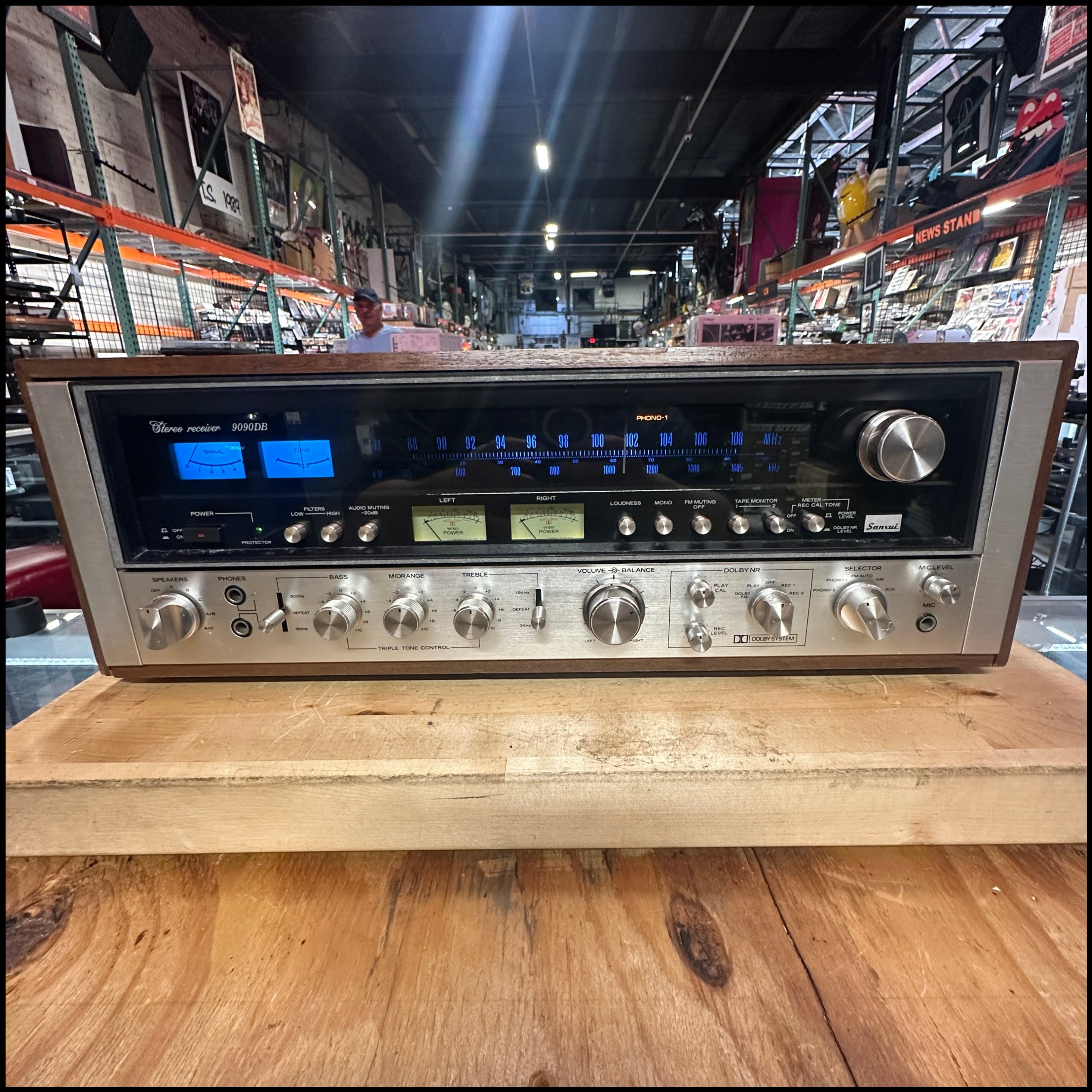 Sansui 9090DB Vintage Stereo AM/FM Receiver (125 WPC Monster) — Fully Tested