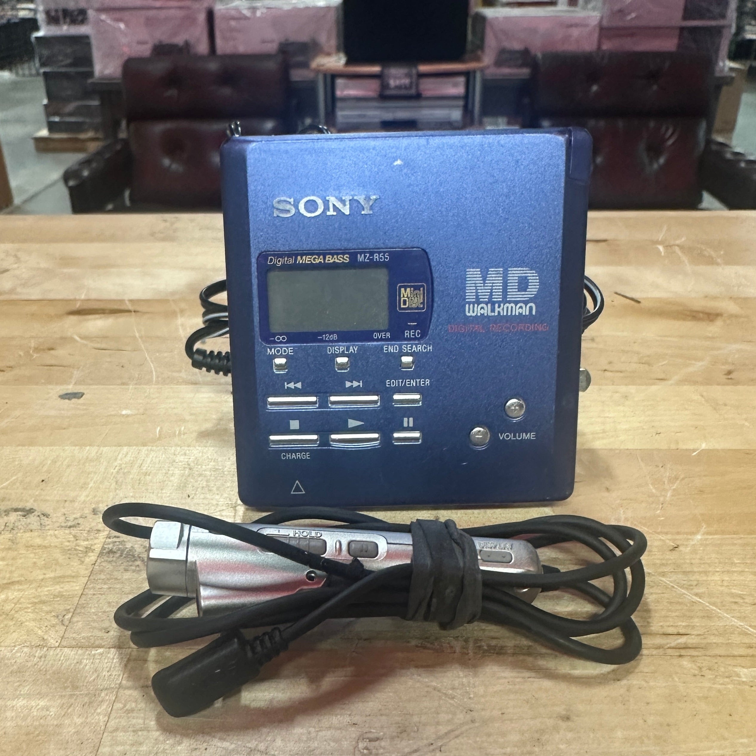 Pre-Owned Sony MD Walkman MZ-R55 Portable MiniDisc Recorder (1998) – Vintage Hi-Fi Classic