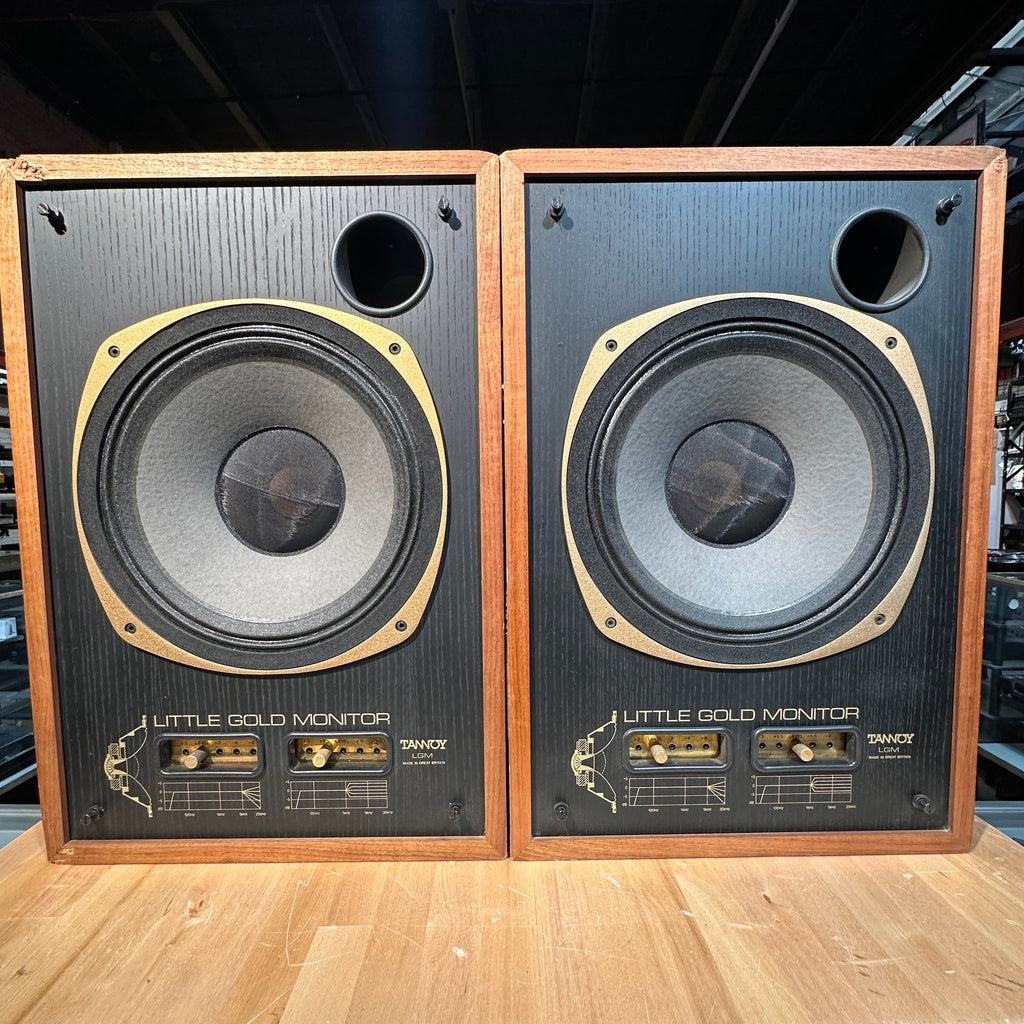 Pre-Owned Tannoy Little Gold Monitor (LGM) 12" Passive Studio Monitors with Stands
