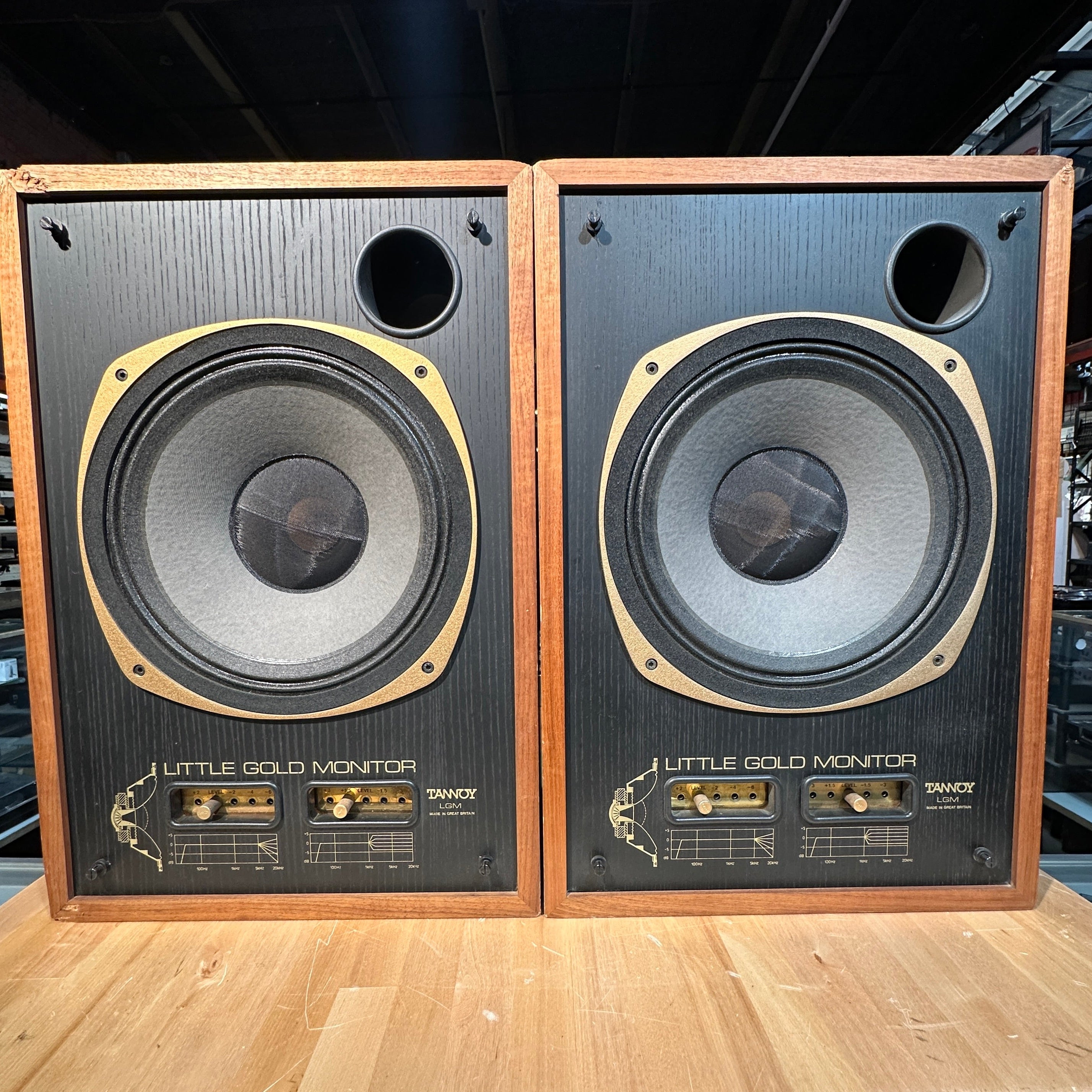 Pre-Owned Tannoy Little Gold Monitor (LGM) 12" Passive Studio Monitors with Stands