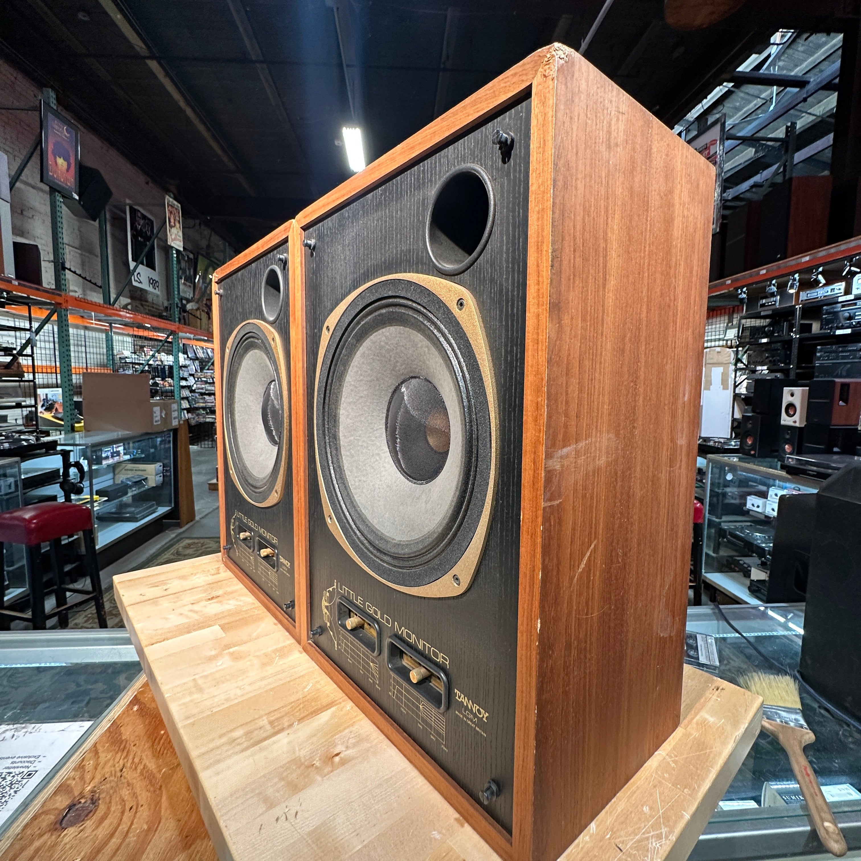 Pre-Owned Tannoy Little Gold Monitor (LGM) 12" Passive Studio Monitors with Stands