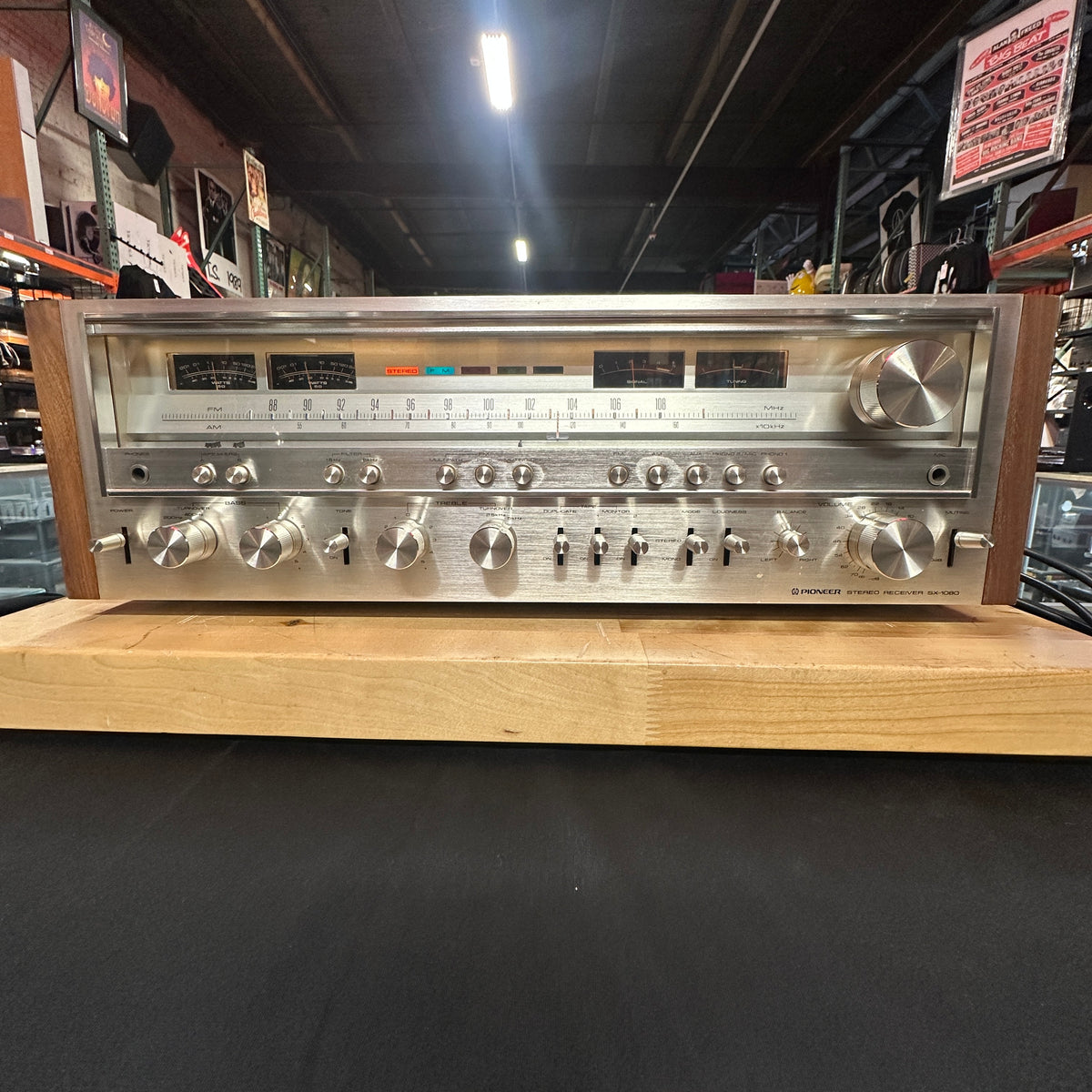 Pioneer SX-1080 Stereo Receiver | 120 Watts Per Channel | Classic Silver-Face Vintage Hi-Fi (Fully Serviced)
