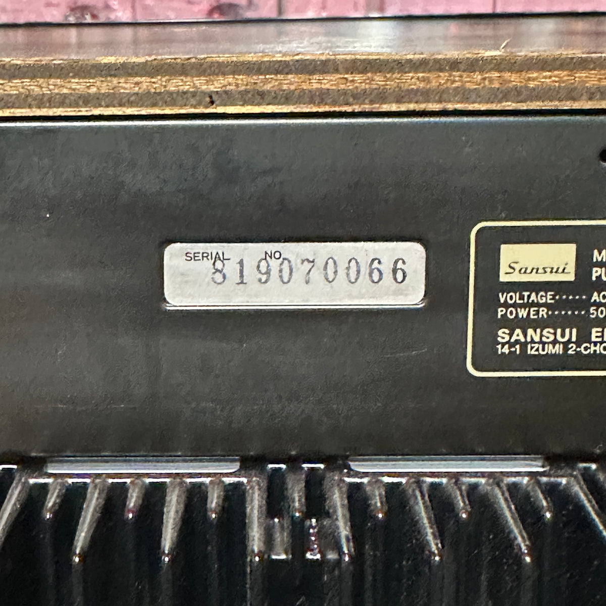 Sansui G-871DB Pure Power DC Stereo Receiver | 160 Watts Per Channel | Rare Vintage Hi-Fi Powerhouse (Fully Serviced)
