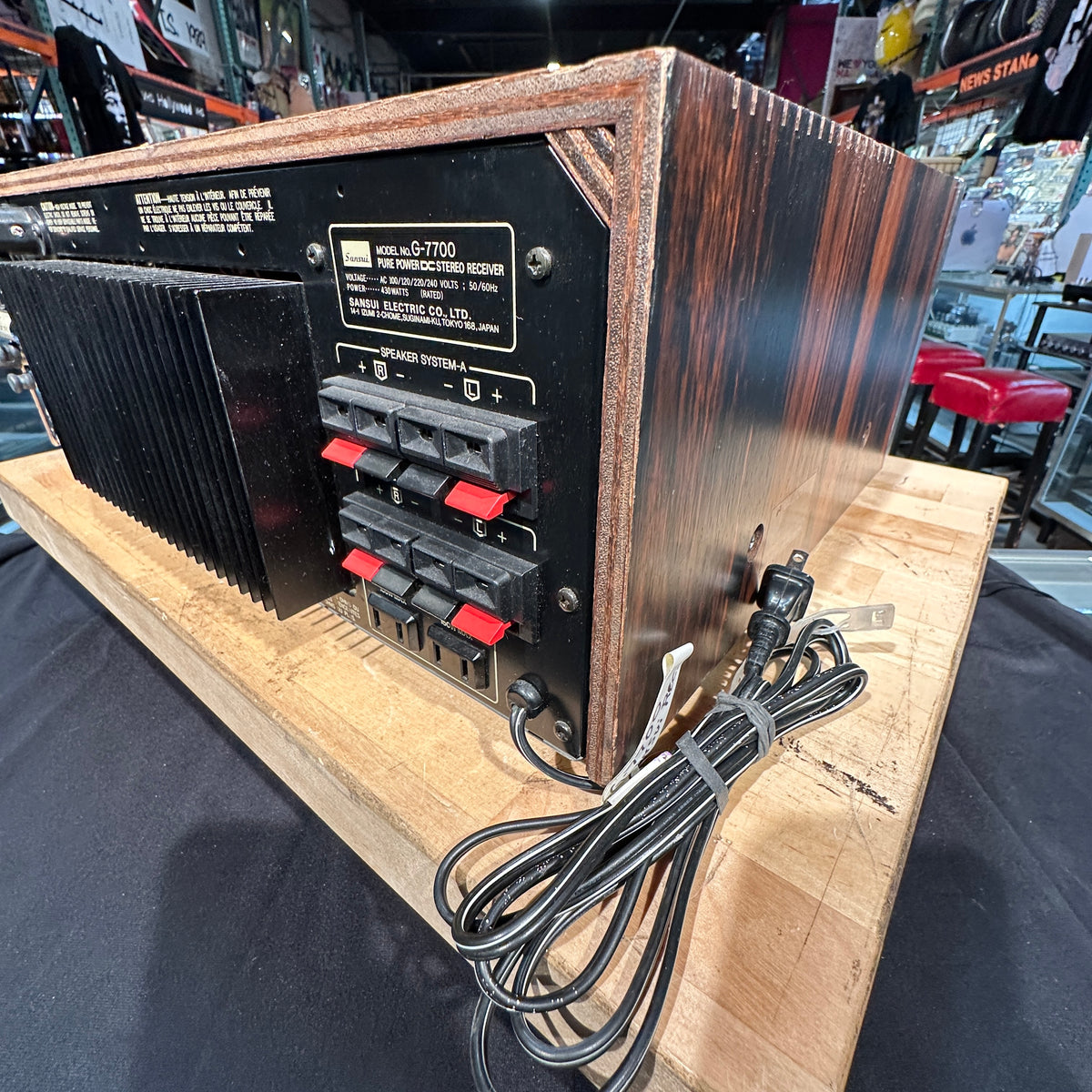 Sansui G-7700 Pure Power Stereo Receiver | 120 Watts Per Channel | Vintage Hi-Fi Powerhouse (Fully Serviced)