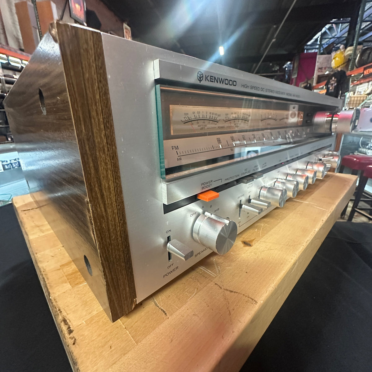 Kenwood KR-8050 High Speed DC Stereo Receiver | 120 Watts Per Channel | Vintage Hi-Fi Powerhouse (Fully Serviced)
