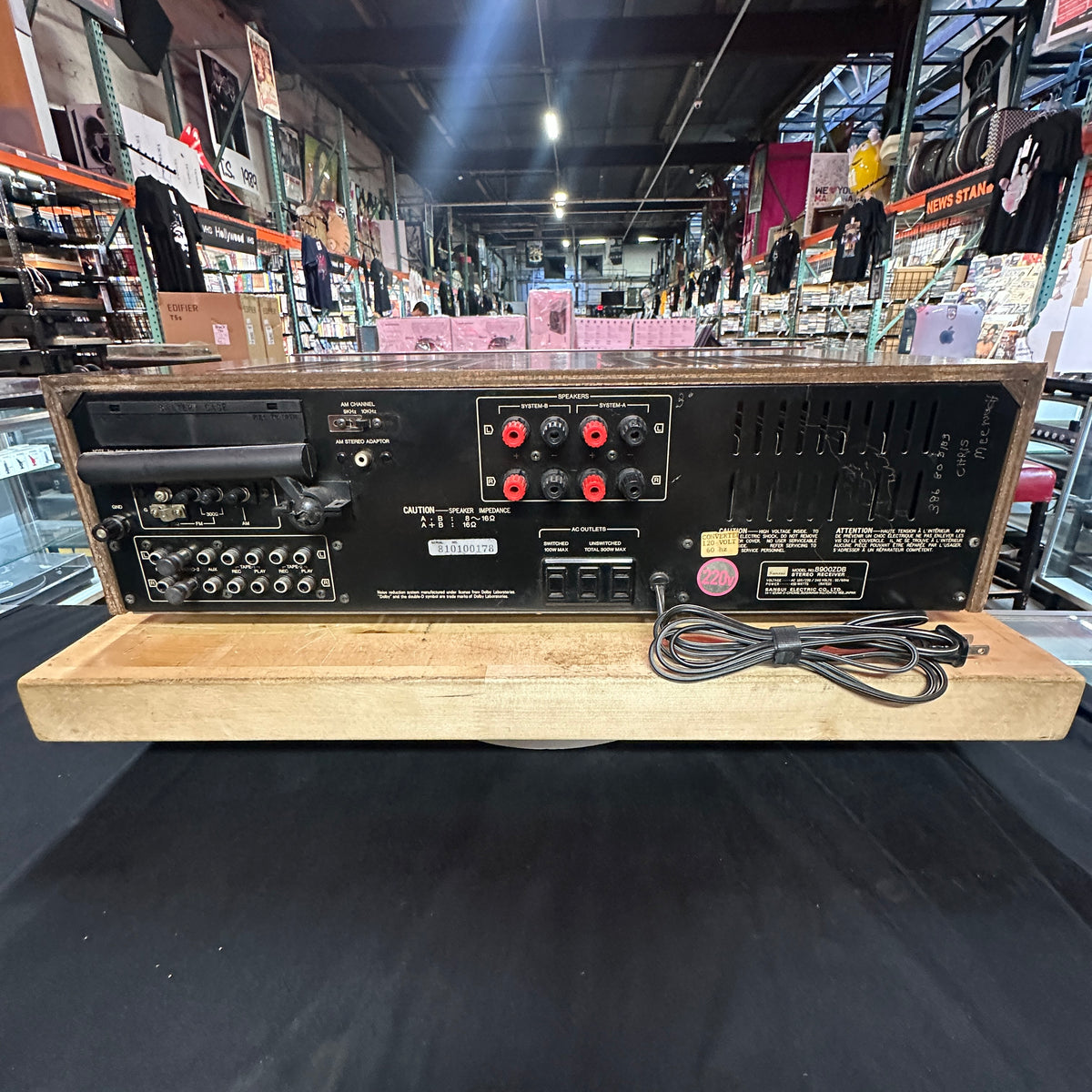 Sansui 8900ZDB Digital Quartz Synthesizer Stereo Receiver | 125 Watts Per Channel | Premium Vintage Hi-Fi (Fully Serviced)