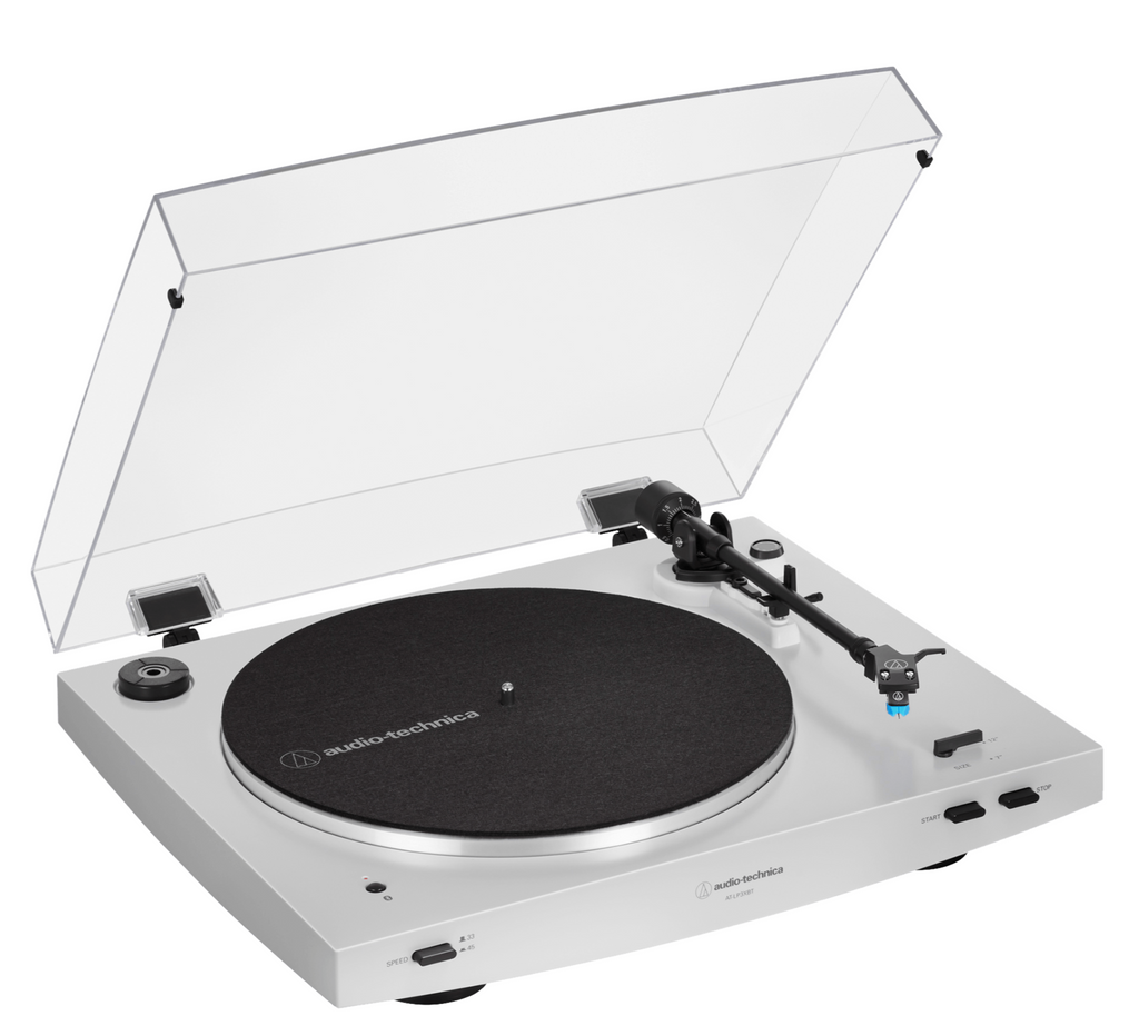 New - Audio Technica AT-LP3XBT-WH Fully Automatic Belt-Drive White Turntable