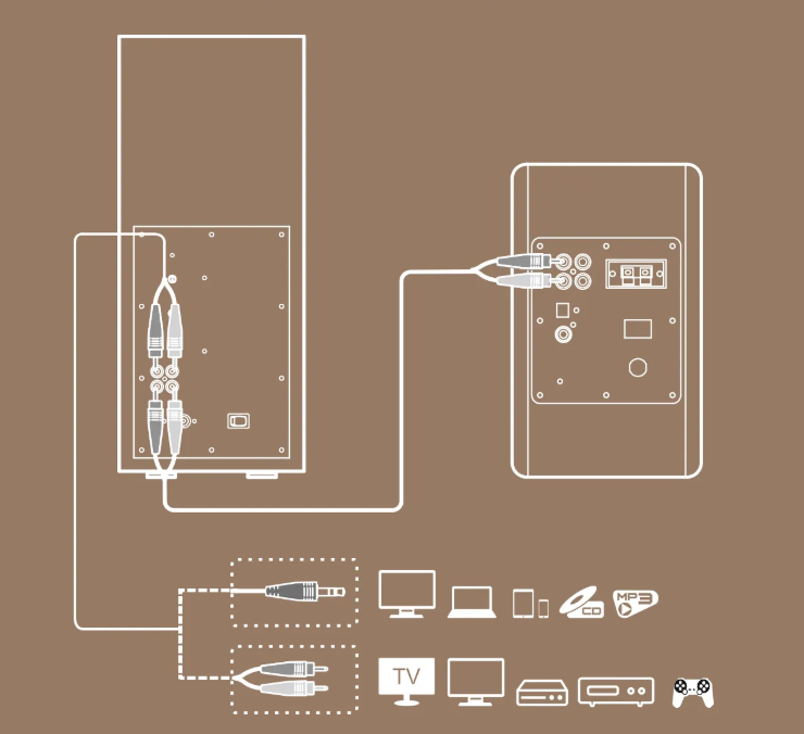 New - Edifier T5s Black Powered Subwoofer