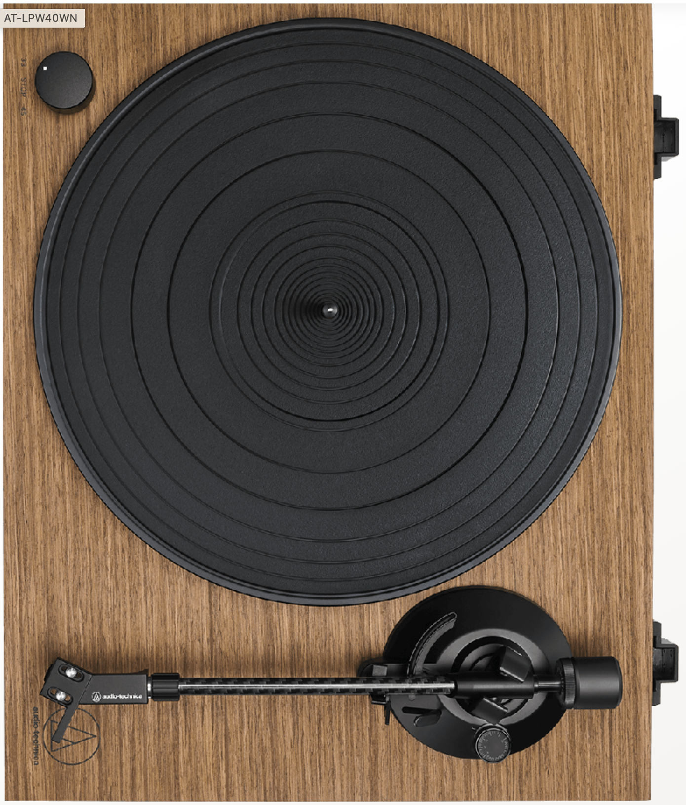 New - Audio Technica AT-LPW40WN Fully Manual Belt-Drive Turntable