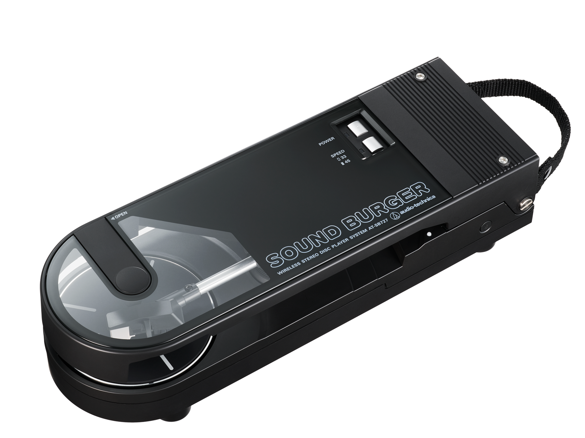 New - Audio Technica AT-SB727 Sound Burger - Portable Bluetooth Turntable