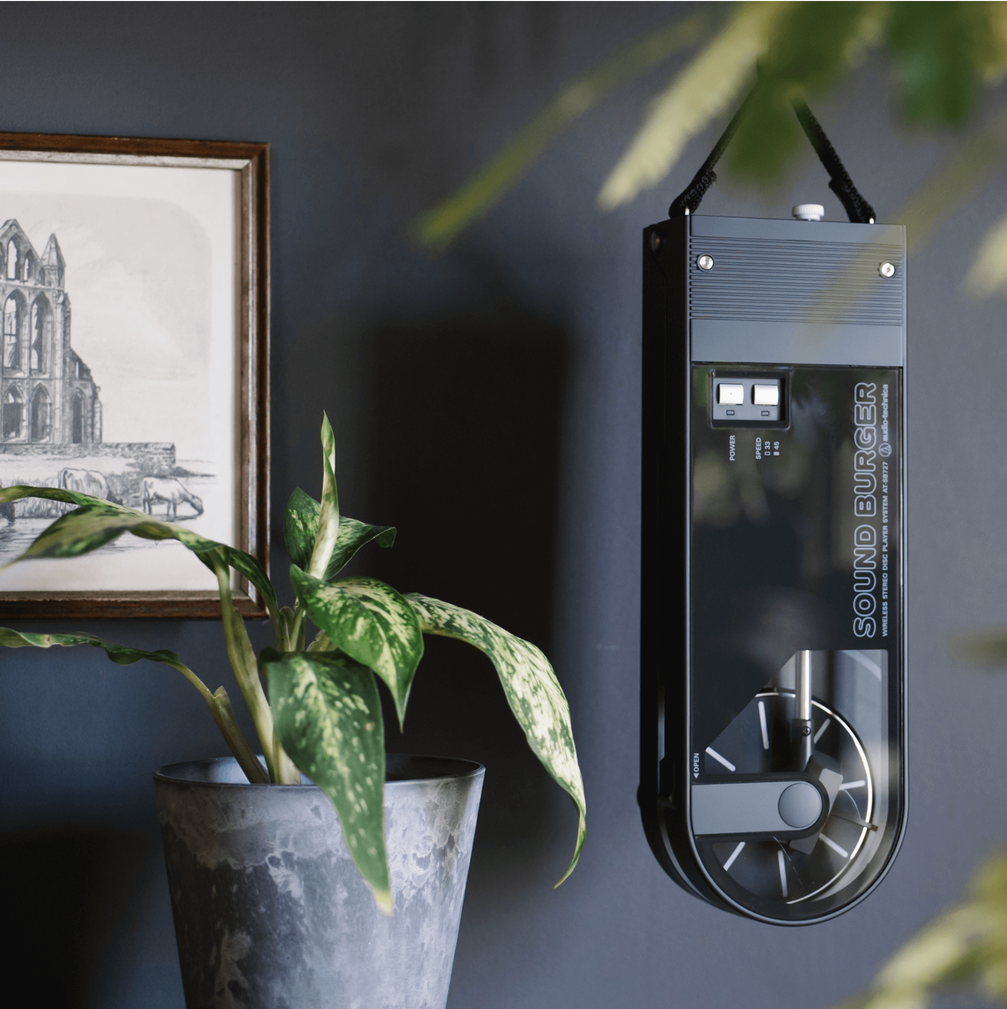 New - Audio Technica AT-SB727 Sound Burger - Portable Bluetooth Turntable