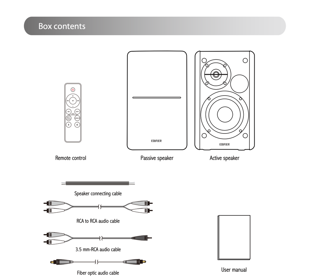 New - Edifier R1280DBs Powered Bookshelf Speaker with Bluetooth