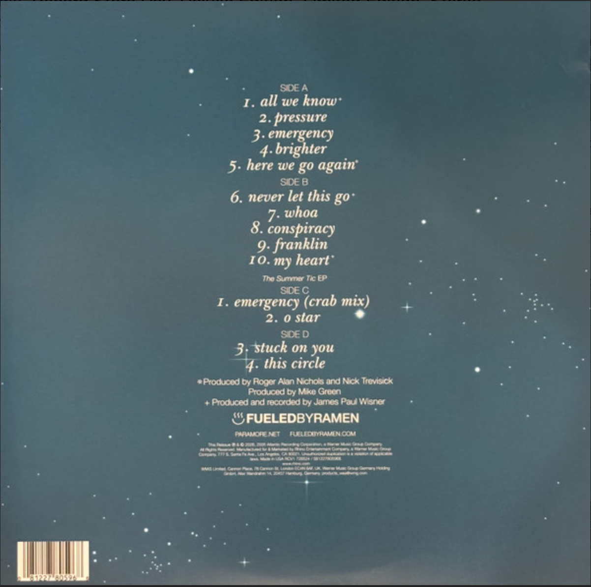 Paramore - All We Know Is Falling