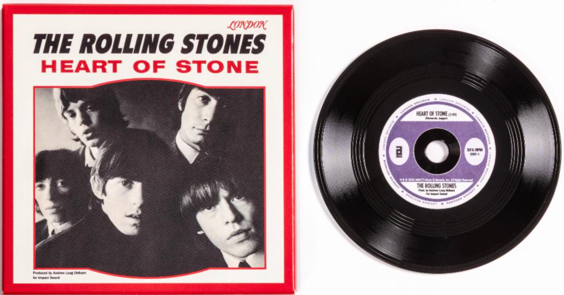 The Rolling Stones - 3" Heart Of Stone 3-inch Single