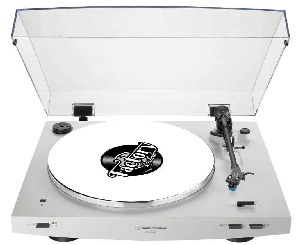 New - Audio Technica AT-LP3XBT-WH Fully Automatic Belt-Drive White Turntable
