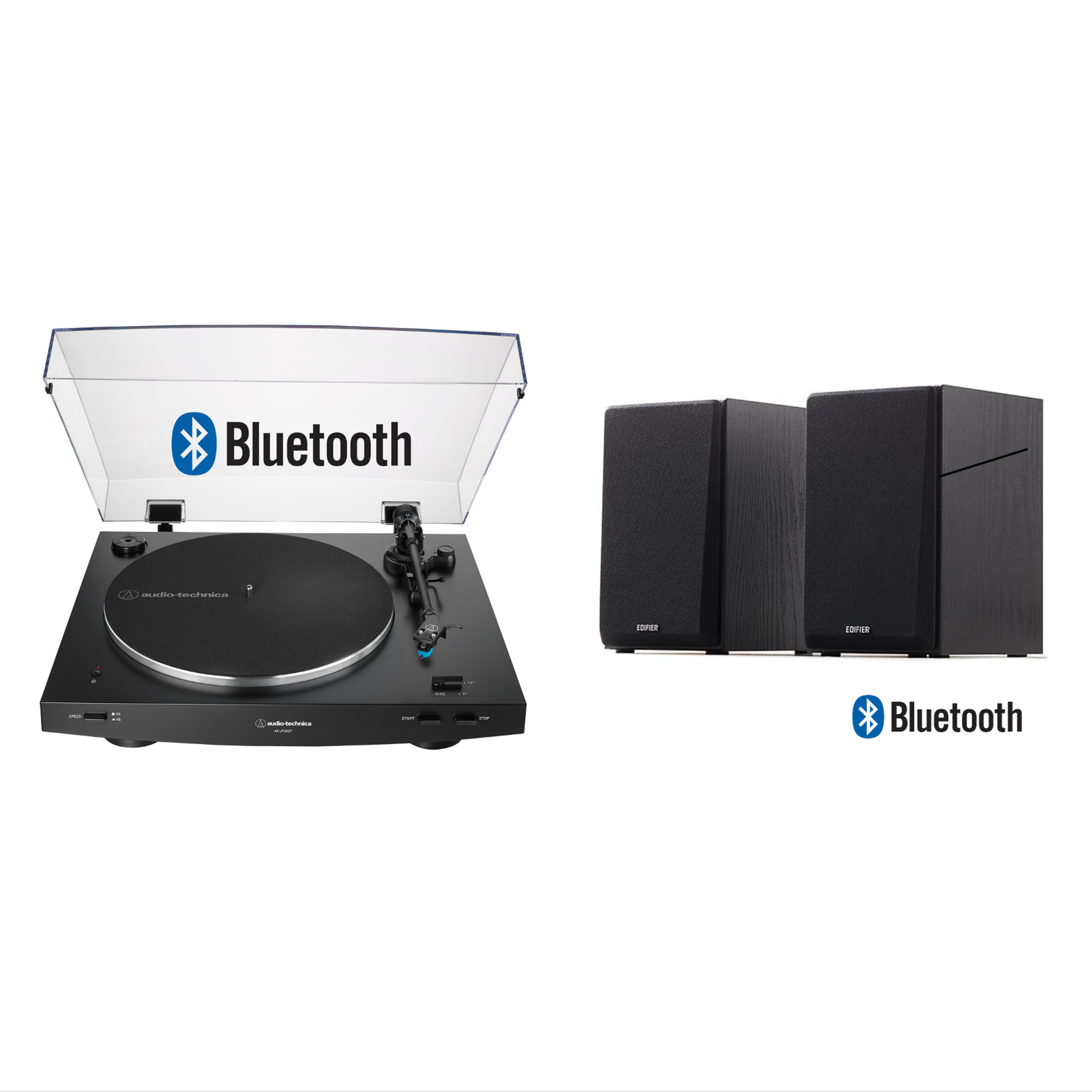 New - Audio Technica AT-LP3XBT Fully Automatic Belt-Drive Turntable