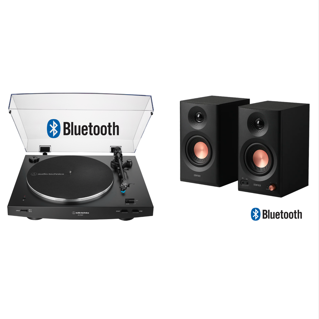 New - Audio Technica AT-LP3XBT-BK Fully Automatic Belt-Drive Turntable