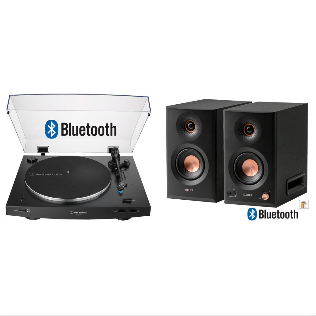 New - Audio Technica AT-LP3XBT-BK Fully Automatic Belt-Drive Turntable
