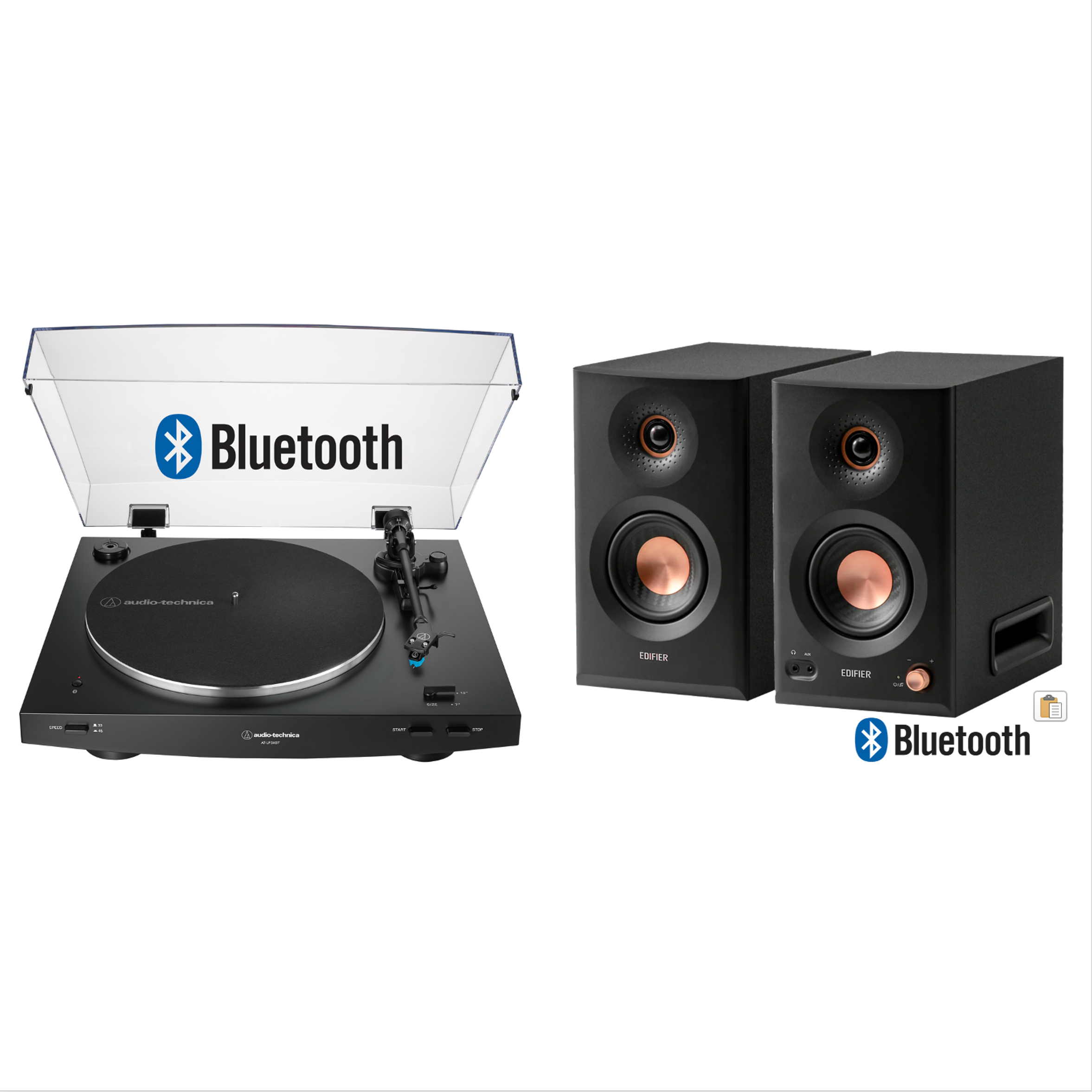 New - Audio Technica AT-LP3XBT Fully Automatic Belt-Drive Turntable