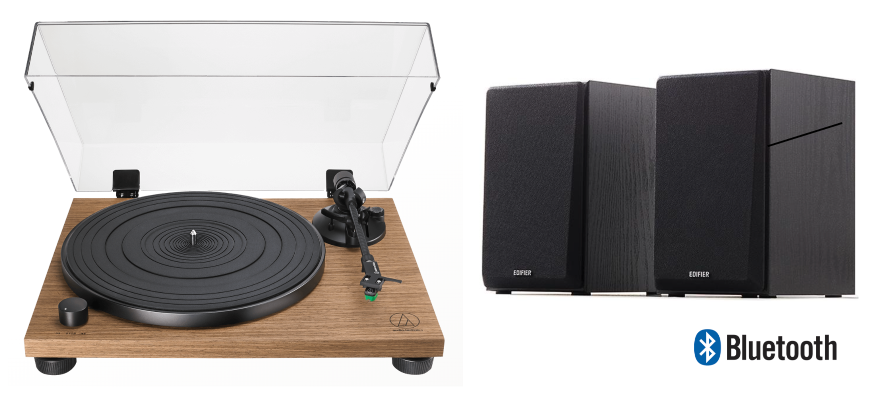 New - Audio Technica AT-LPW40WN Fully Manual Belt-Drive Turntable