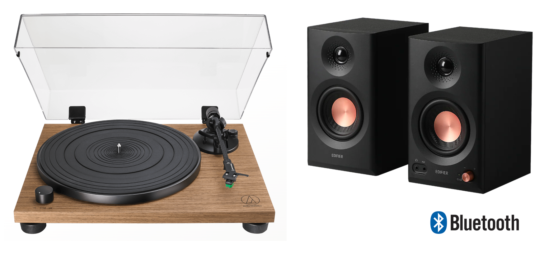 New - Audio Technica AT-LPW40WN Fully Manual Belt-Drive Turntable