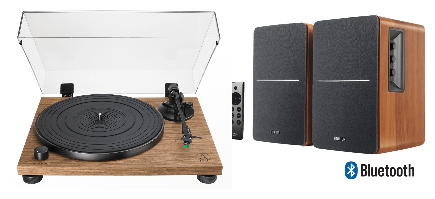 New - Audio Technica AT-LPW40WN Fully Manual Belt-Drive Turntable