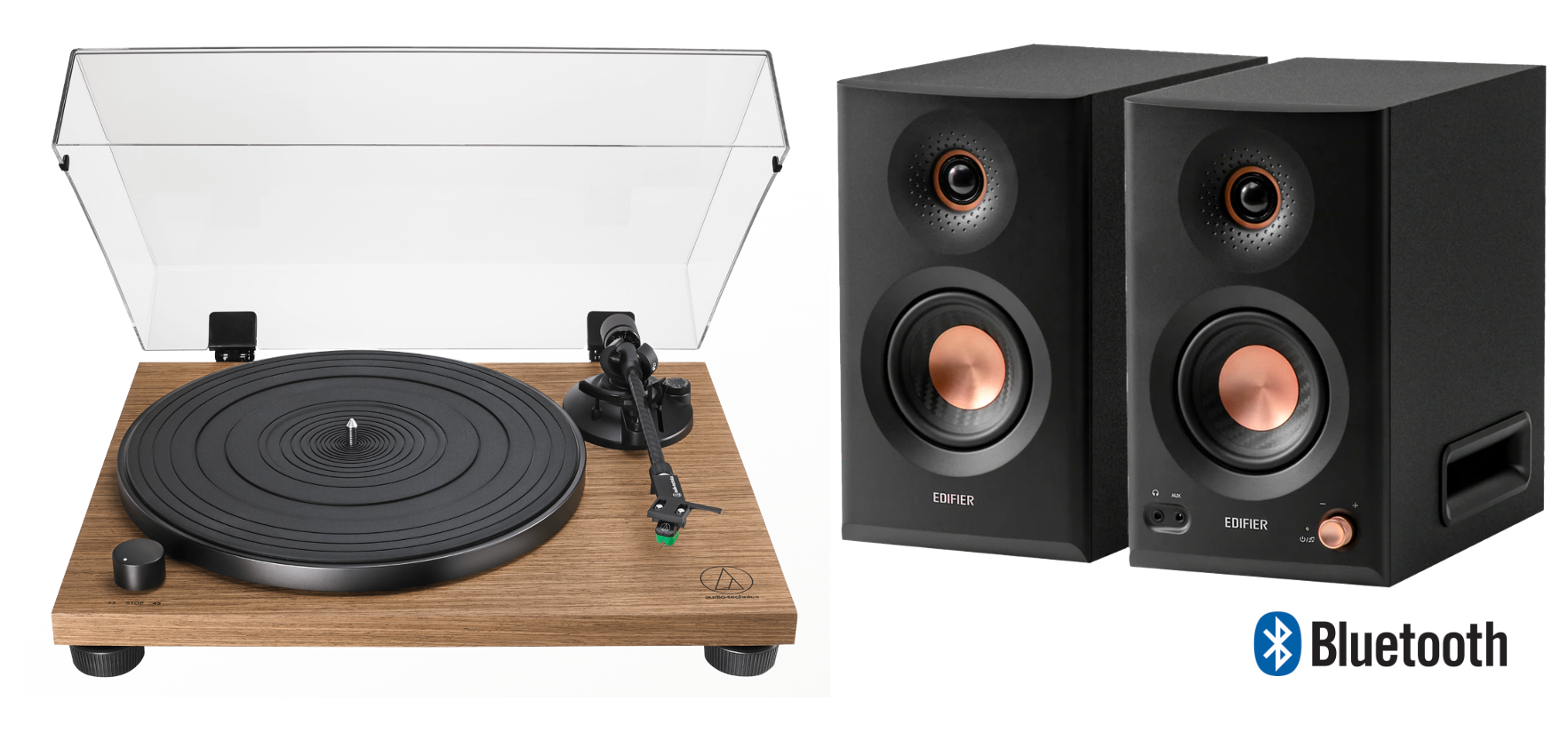 New - Audio Technica AT-LPW40WN Fully Manual Belt-Drive Turntable