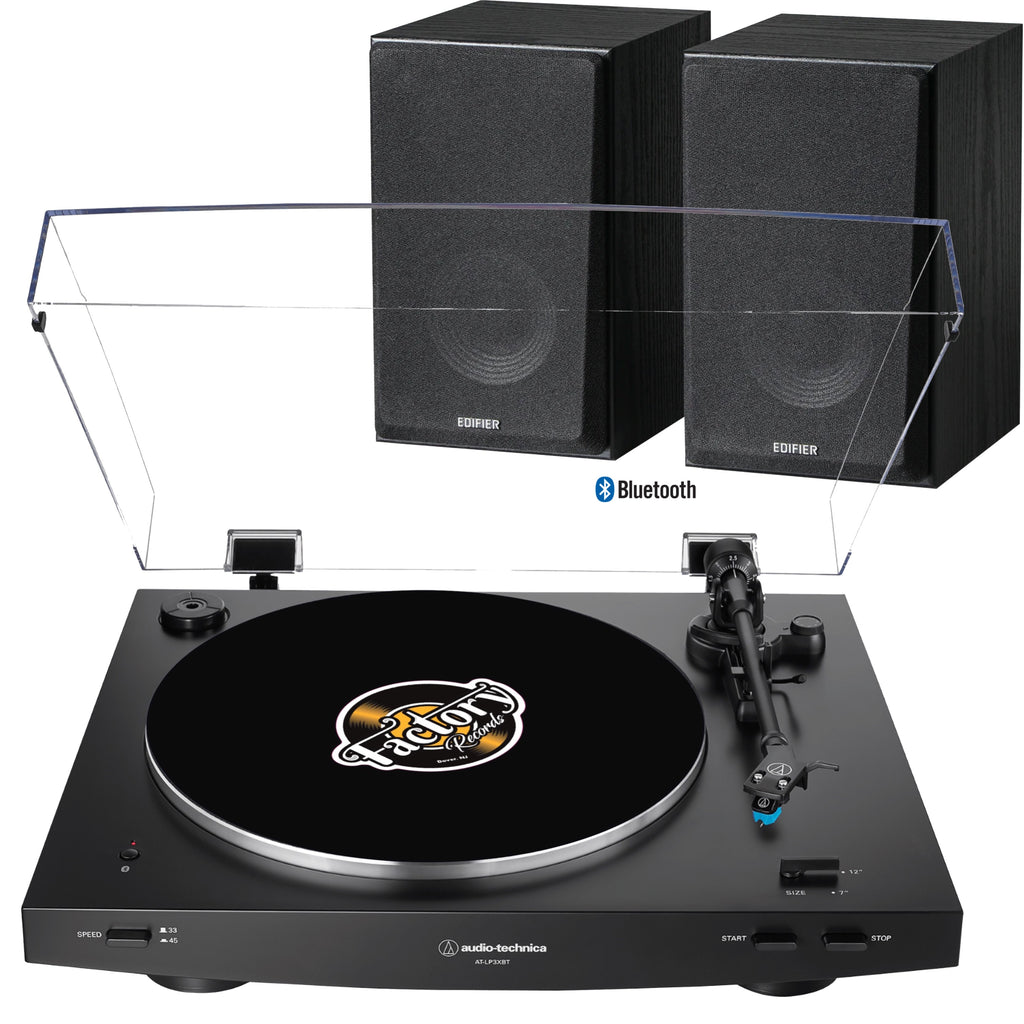 New - Audio Technica AT-LP3XBT-BK Fully Automatic Belt-Drive Turntable