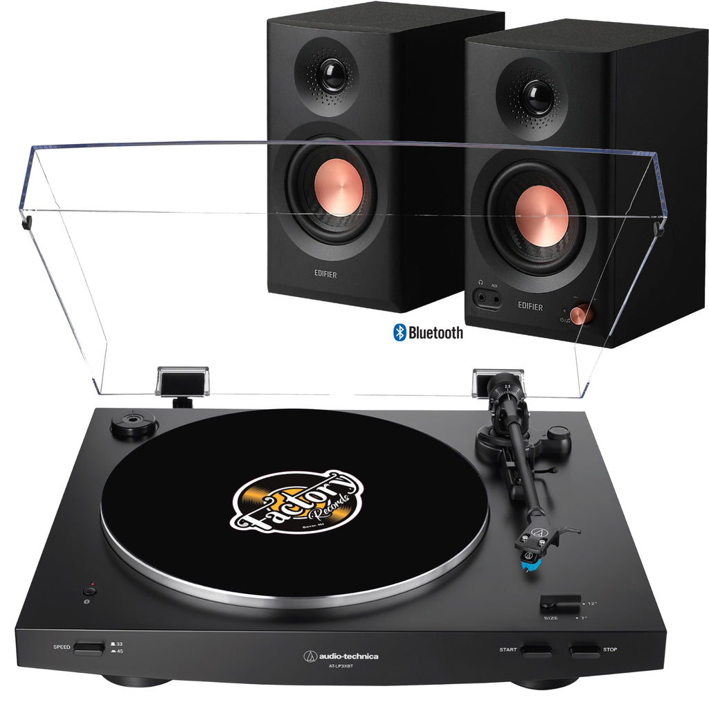 New - Audio Technica AT-LP3XBT-BK Fully Automatic Belt-Drive Turntable