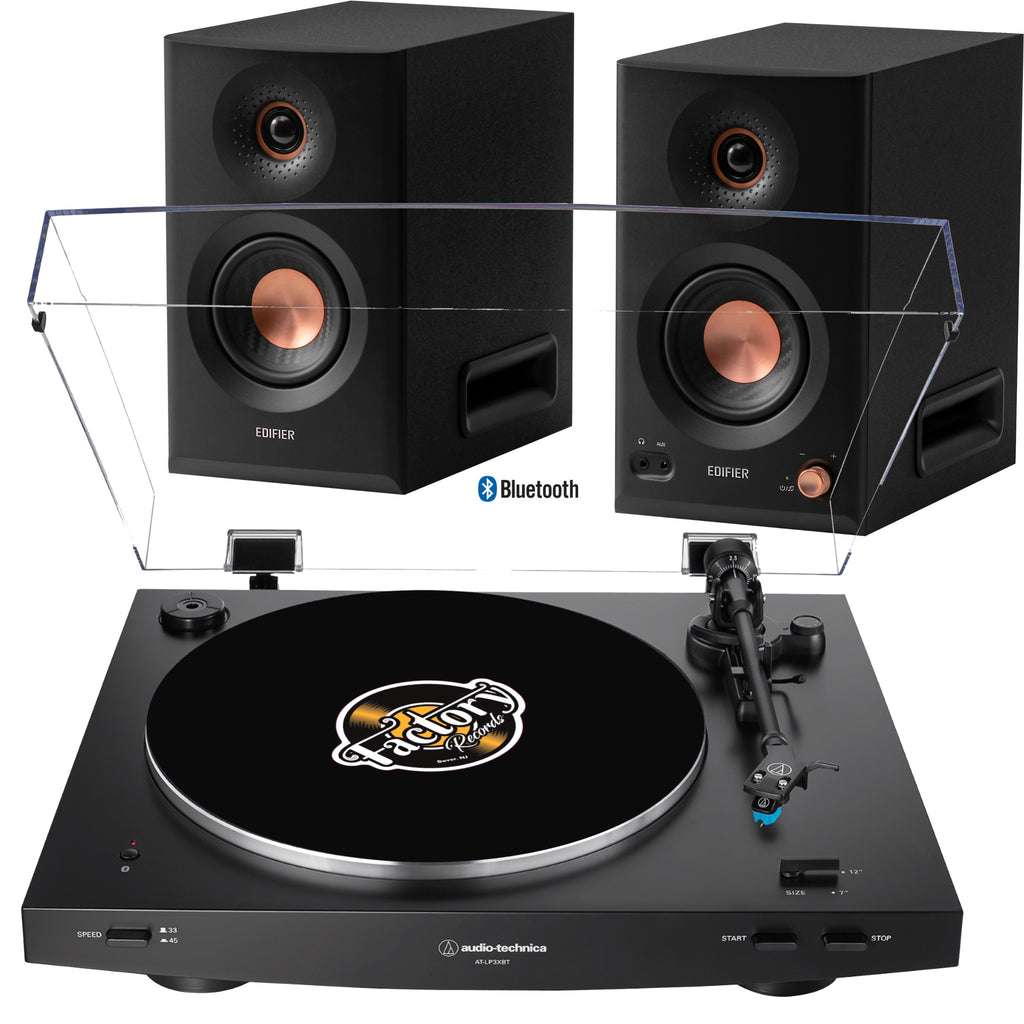 New - Audio Technica AT-LP3XBT-BK Fully Automatic Belt-Drive Turntable