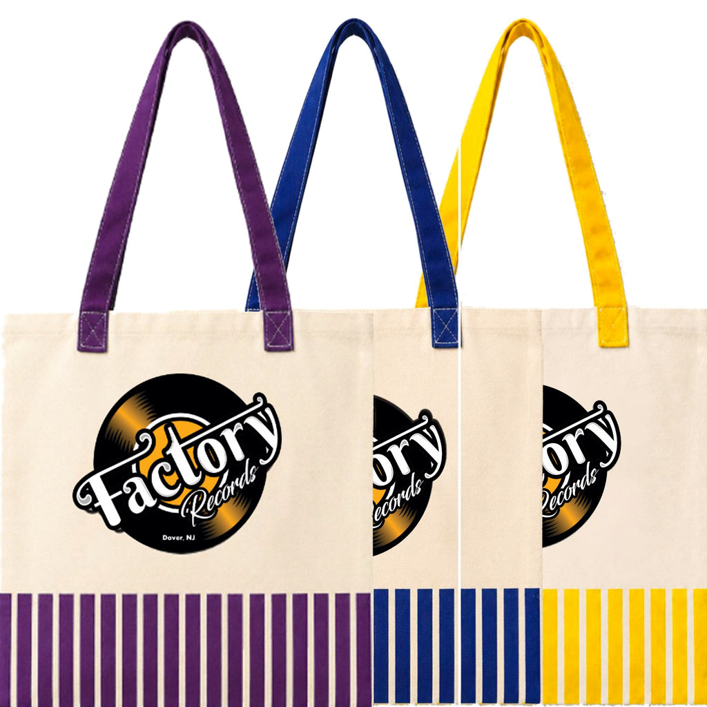 Factory Records Limited Edition Mini CD/Cassette Canvas Bag (Available November 1st)