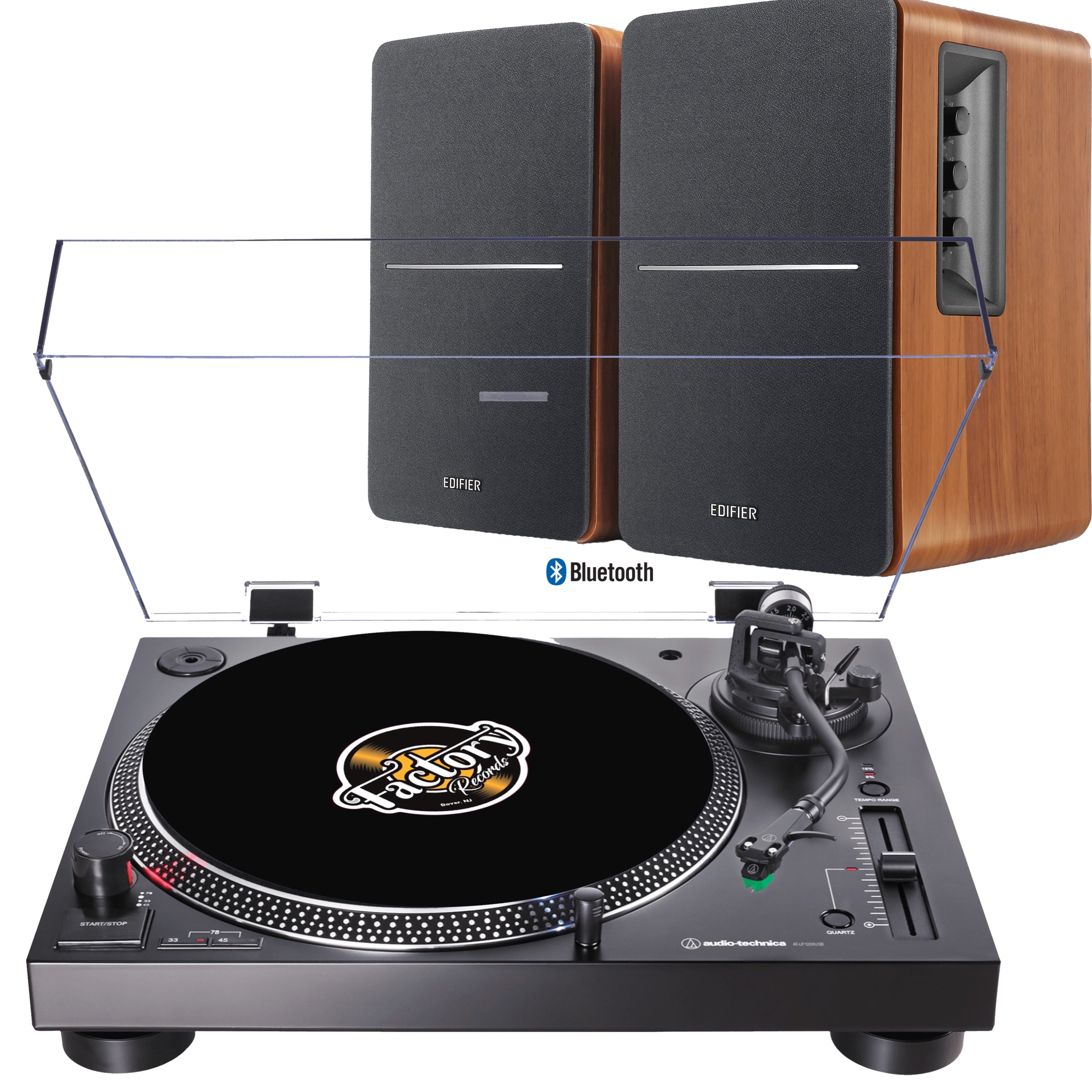 New - Audio Technica AT-LP120XBT-USB Direct-Drive Turntable (Analog & USB) Bluetooth