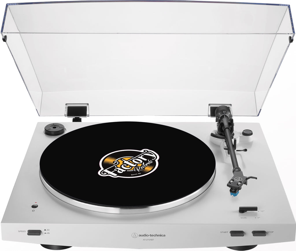 New - Audio Technica AT-LP3XBT-WH Fully Automatic Belt-Drive White Turntable