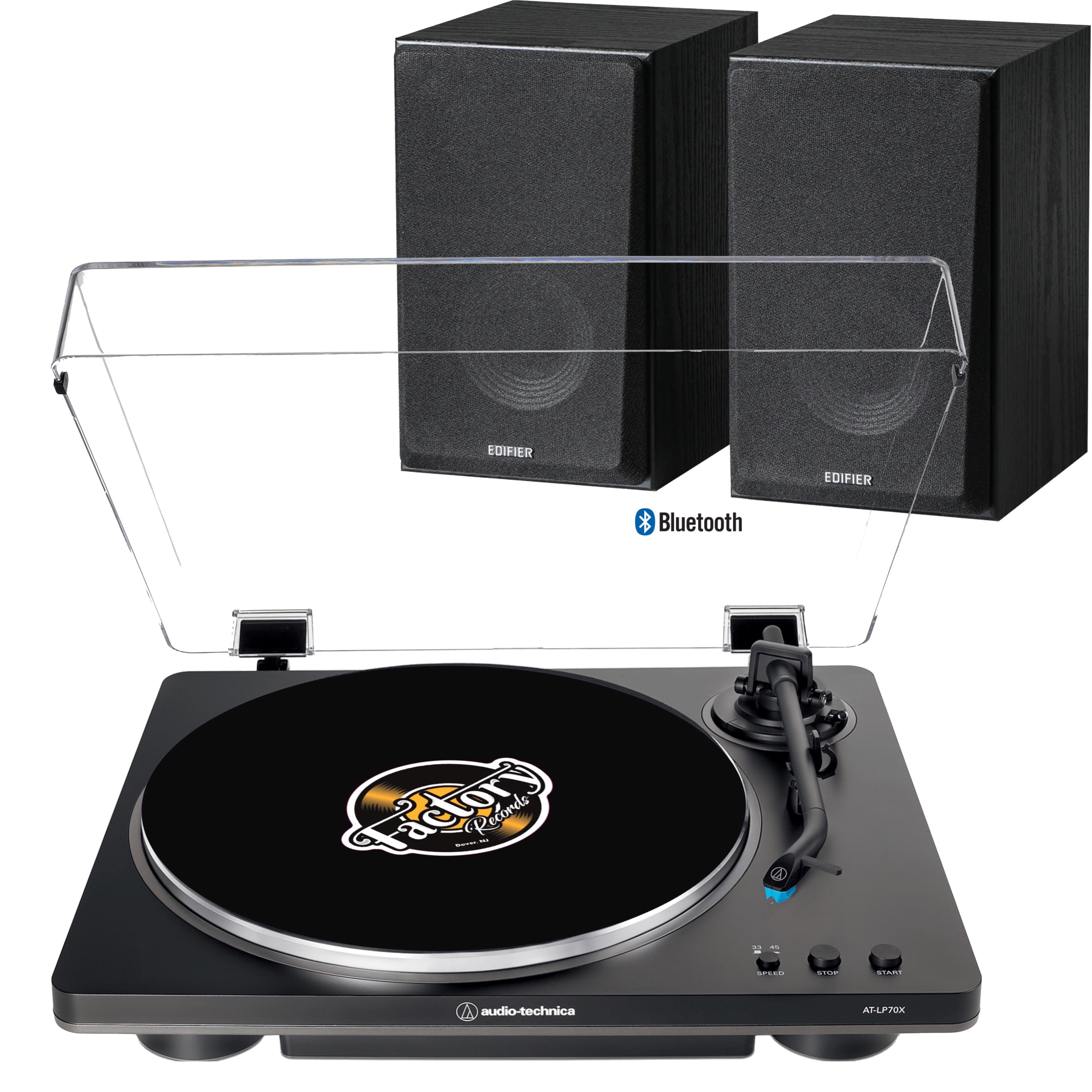 New - Audio Technica AT-LP70X-BG Fully Automatic Belt-Drive Turntable