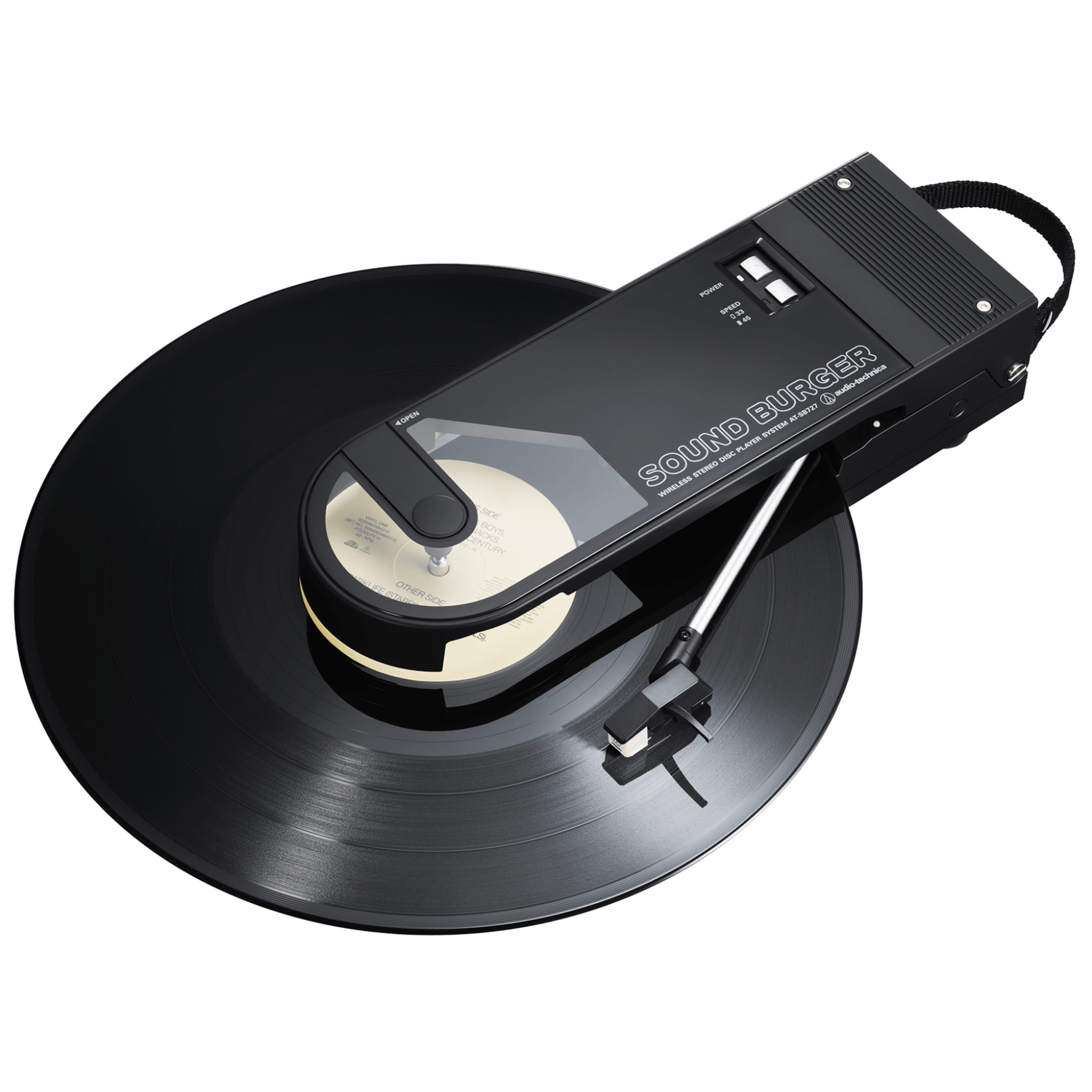New - Audio Technica AT-SB727 Sound Burger - Portable Bluetooth Turntable