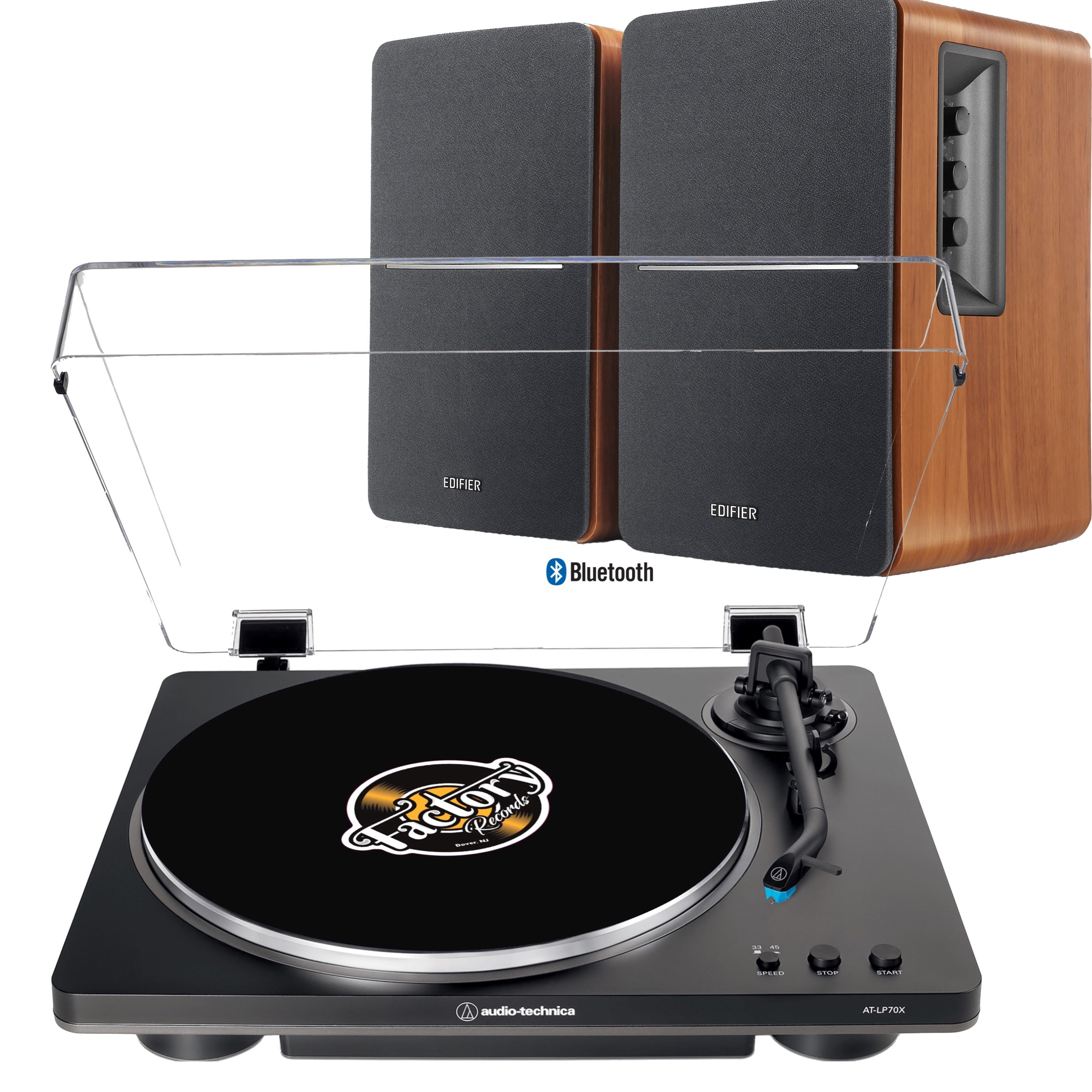 New - Audio Technica AT-LP70X-BG Fully Automatic Belt-Drive Turntable