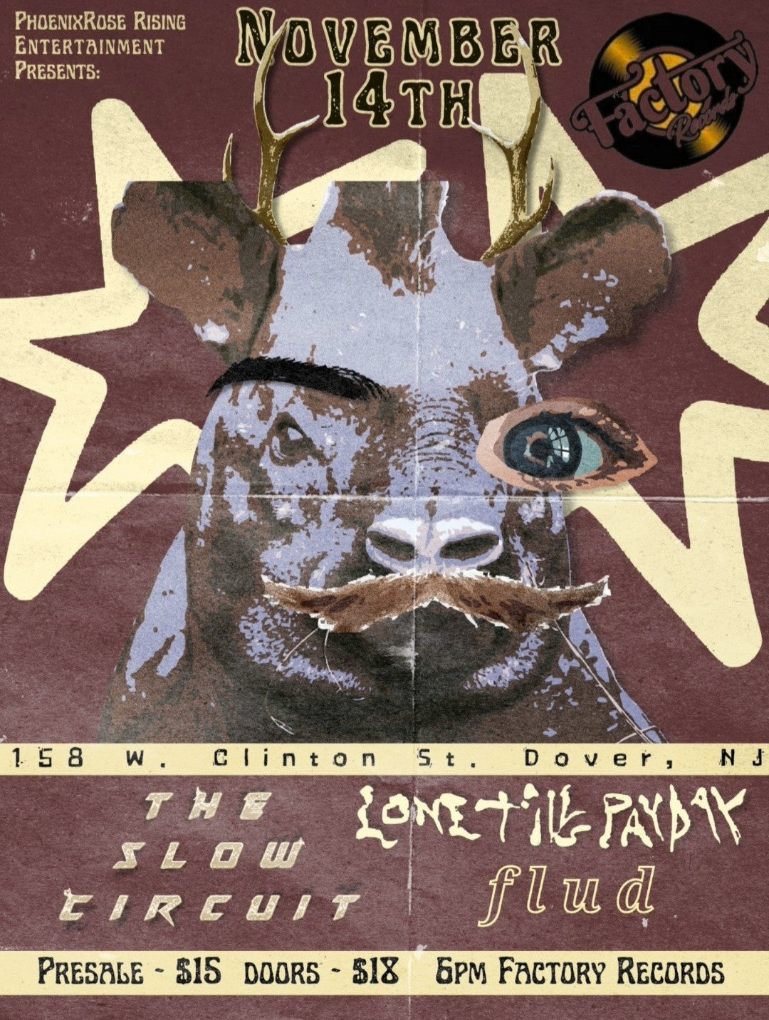 Lone Till Payday, The Slow Circuit, and Flud Concert