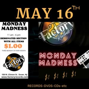 may 16th monday madness event